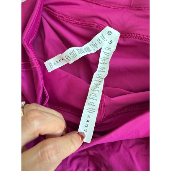 LULULEMON  Pace Rival MR Magenta Tennis Active Skort Size 6 NEW NWT - Picture 4 of 10